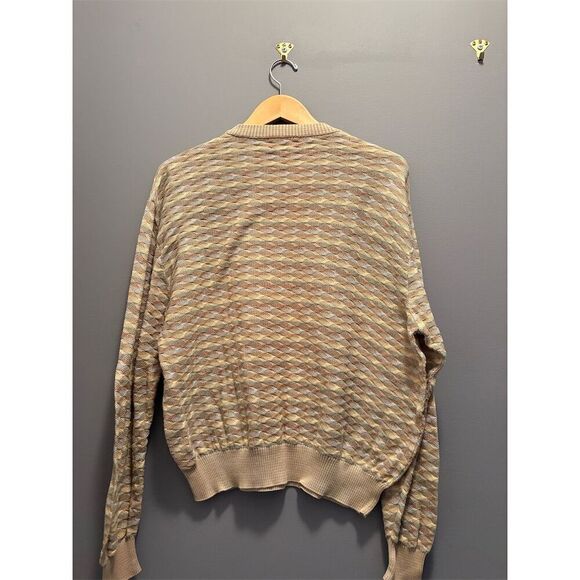 Talbots Men's Multicolor Crewneck Pullover Sweater Size L Casual - Picture 6 of 12